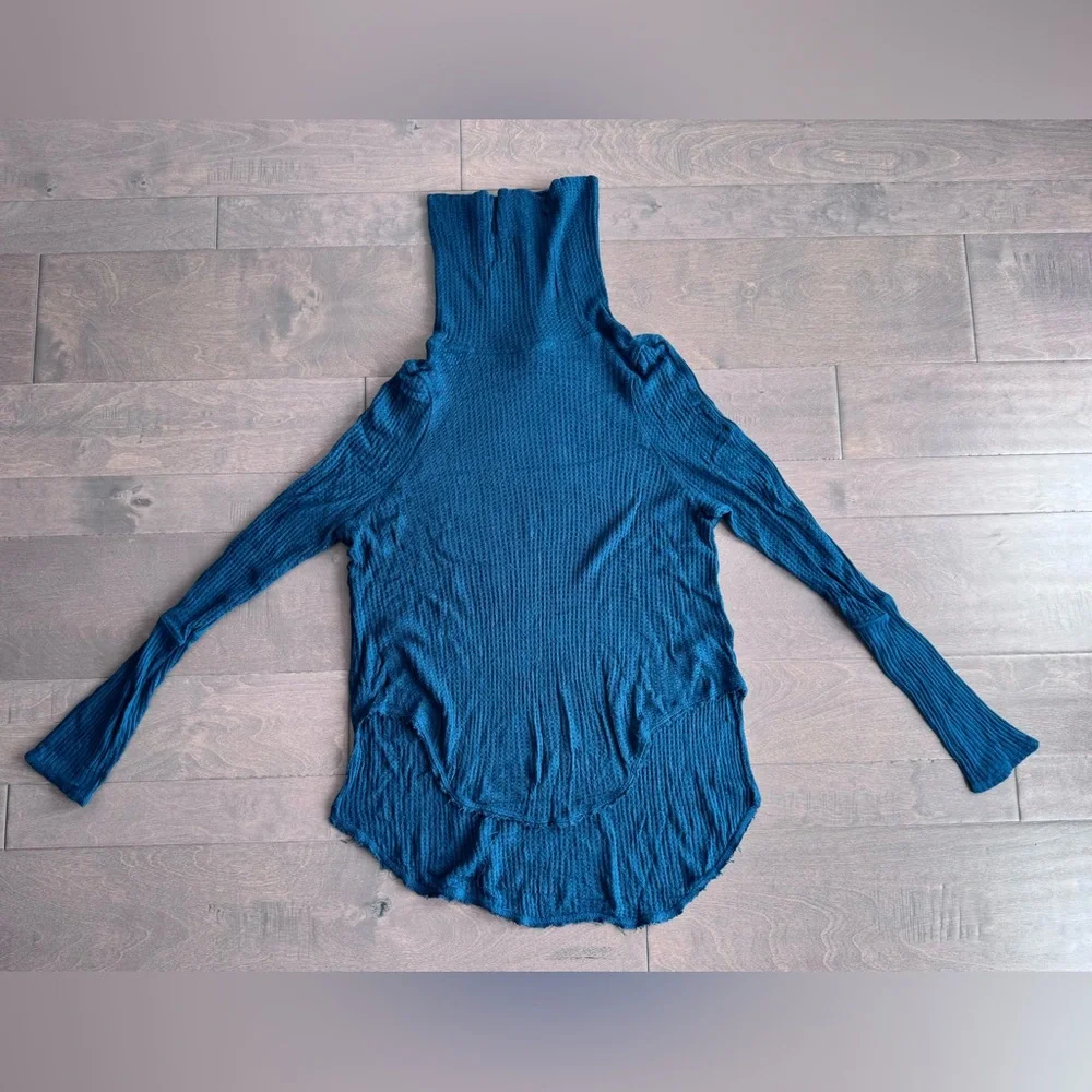 Free People/We The Free Kristina Drippy Waffle Knit Tunic/Sweater